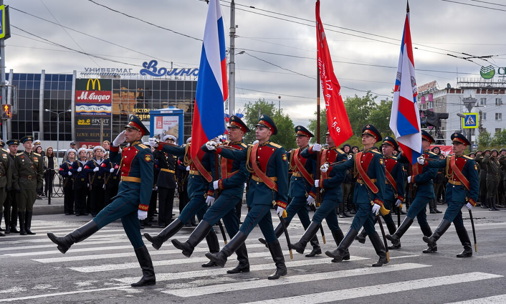 Репетиции мероприятия Парад Победы